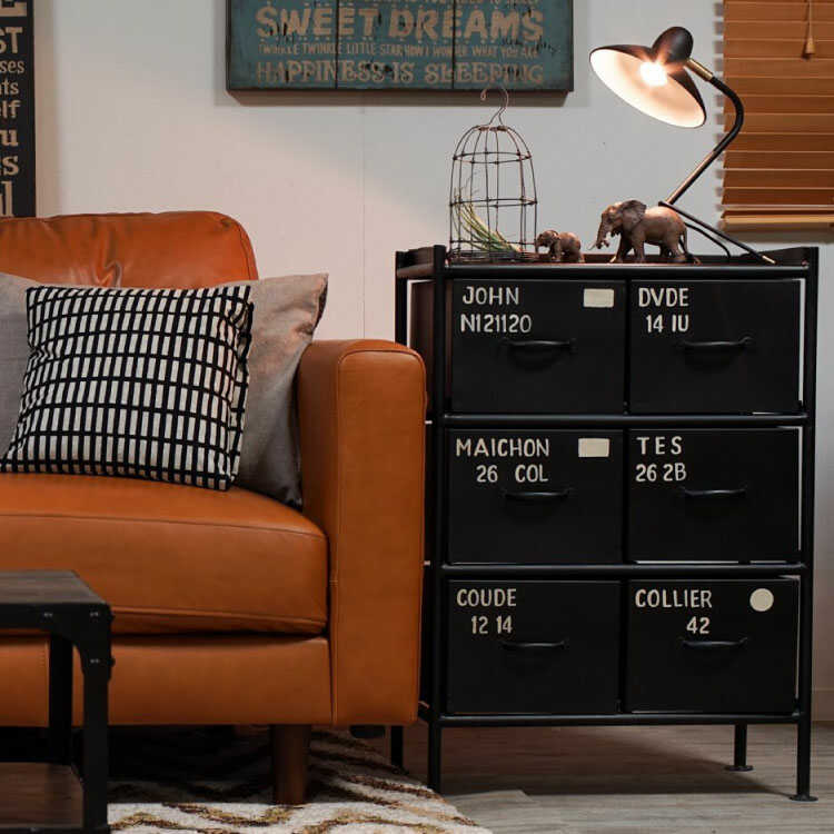 【送料無料】ヴィンテージ調 メタル収納ボックス スチール製　250805-2 送料無料】ヴィンテージ調 メタル収納ボックス スチール製 250805-2