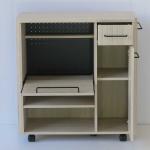 スムーズに引き出せるスライド棚