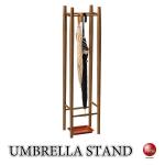 AM-1030 オーク天然木製アンブレラスタンド