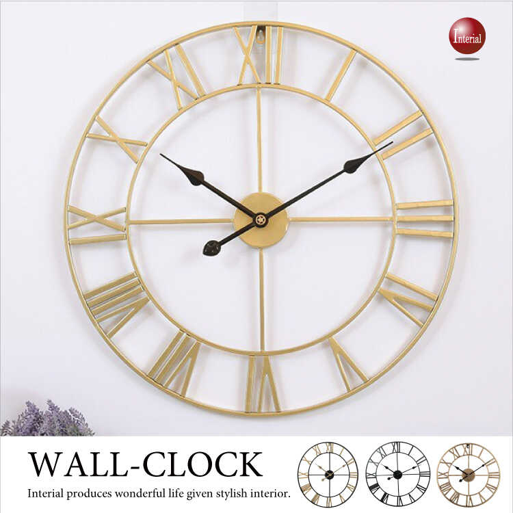 CL-2325 大迫力のスタイリッシュな壁掛け時計｜直径60cm