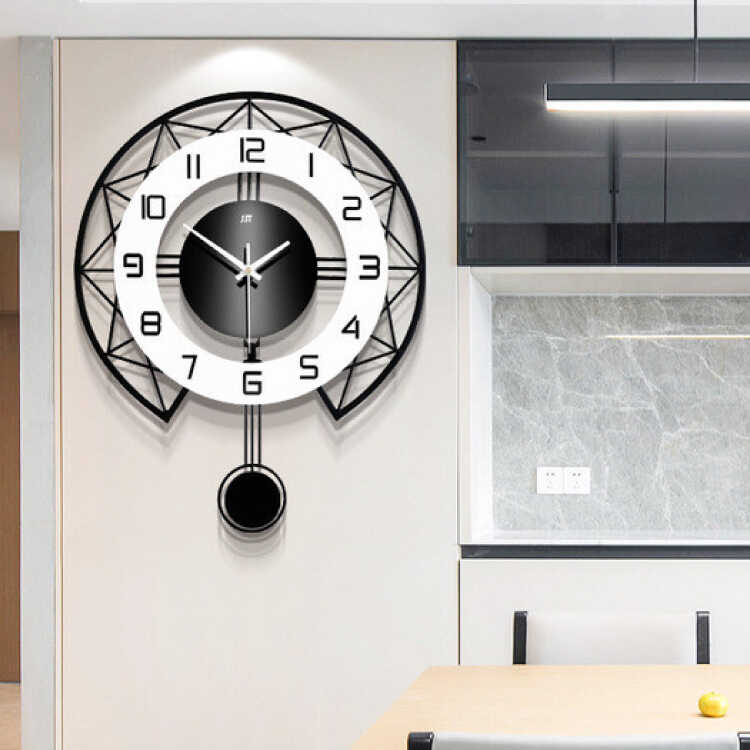 CL-2352 モダンデザイン壁掛け振り子時計｜35cm×高さ43cm