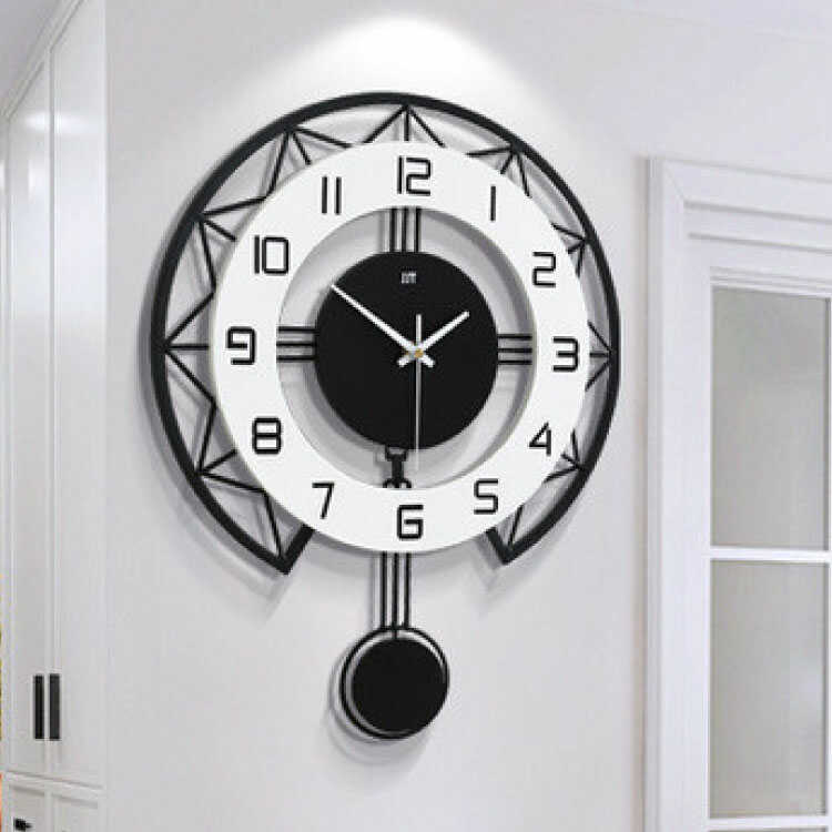 CL-2352 モダンデザイン壁掛け振り子時計｜35cm×高さ43cm