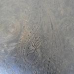 凹凸感でペイズリー模様