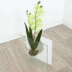 どちらからも造花が見えるデザイン