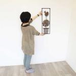 四角形のフレームでフチ取りました