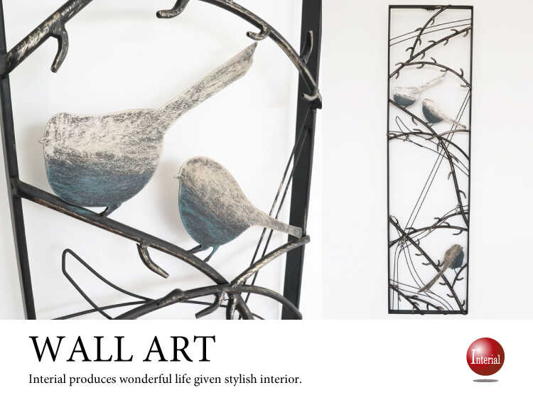 OT-1555 鳥モチーフの高級ウォールアート