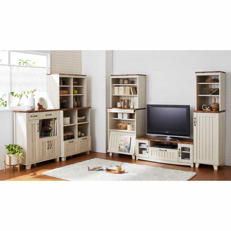 RA-3493 大きめフレンチカントリー風キャビネット|幅77cm RA-3493 大きめフレンチカントリー風キャビネット|幅77cm