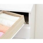 引き出しはレールを使用