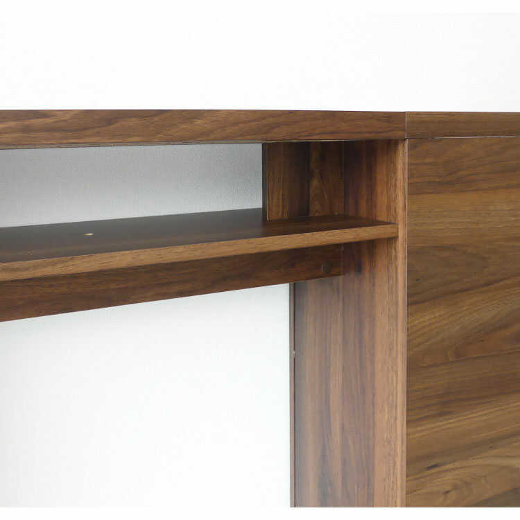 DE-2012 超薄型パソコンデスク｜リビングおすすめ・ウォールナット