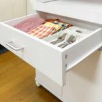 引出しはレールが付いている