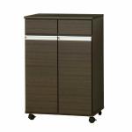 2個付き収納カウンター