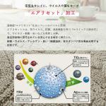 ウィルス・細菌・臭い・花粉などを吸着し分解