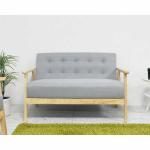 布製ふたりがけソファー