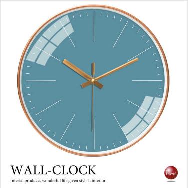 人気のシンプルな壁掛け時計（静かなスイープムーブメント／フレーム色ゴールド）