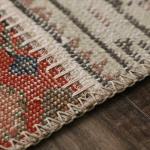 ラグの端まで丁寧に縫製