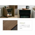 ブラックとブラウンのツートンデザイン