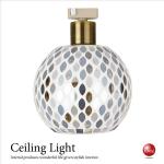 LT-4733 キッチンにおすすめ素敵なモザイク柄シーリングライト1灯