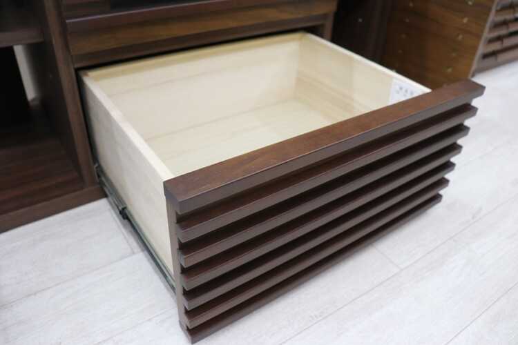 TB-2707 コーナーテレビボードハイタイプ｜幅90cm・ブラウン色