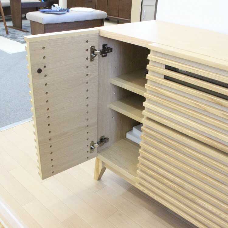 TB-2711 ハイタイプ無垢材製テレビ台|幅80天然木アッシュ完成品 TB-2711 ハイタイプ無垢材製テレビ台|幅80天然木アッシュ完成品