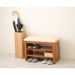 幅60cmのコンパクトな玄関ベンチ