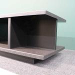 黒ブラックのコート紙