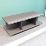 ブラック石目柄センターテーブル