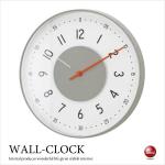 CL-2550 秒針が円盤の個性的なデザインが素敵な壁掛け時計