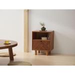 エッジと脚は天然木