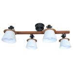 アームには贅沢に天然木を使用