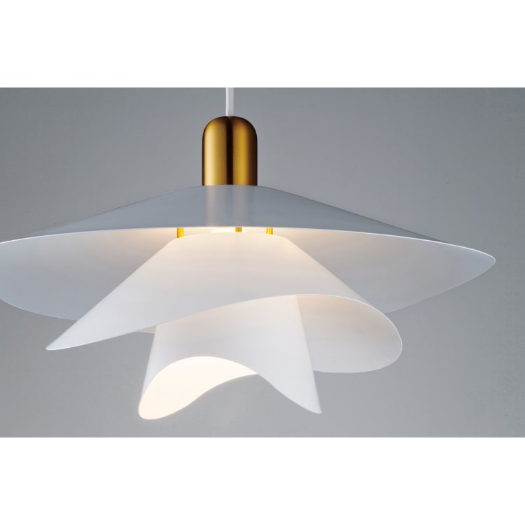 LT-4882 ダイニングテーブル用白いペンダントライト1灯LED対応