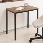 木製天板とスチール脚を組み合わせました