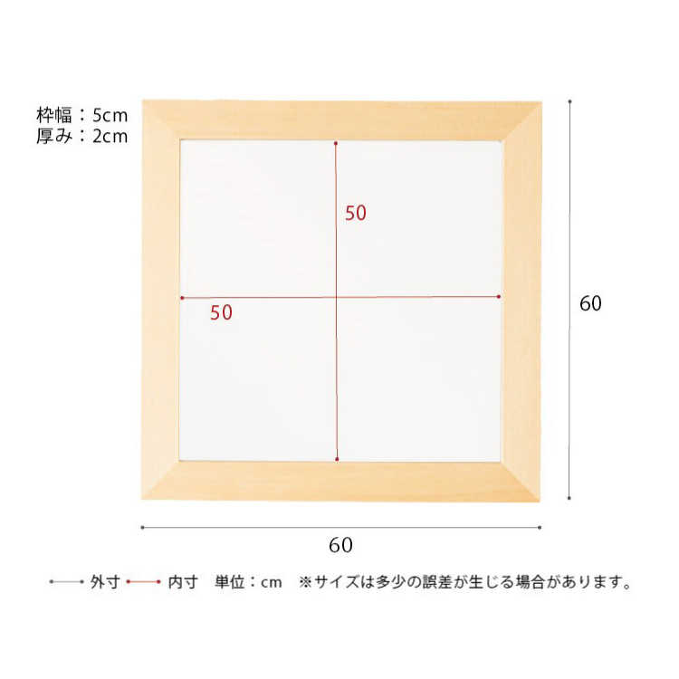 SM-1151 大きな天然木製卓上ミラーのサイズ詳細画像