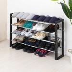 最大幅だと20足ほど収納可能