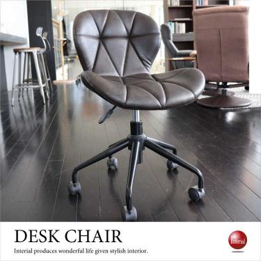 かっこいいPUレザー製パソコンチェア(黒ブラック)