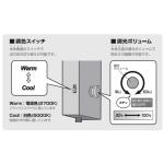 本体側面のスイッチ