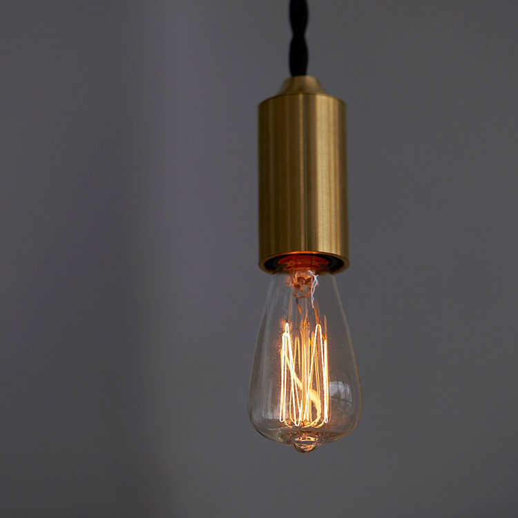 LT-4988 真鍮製の上品な1灯ペンダントライト｜LED電球推奨