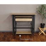 不要時はテーブル下にワゴンを収納