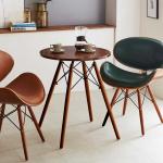 丸みを帯びた脚