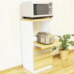 天板下にはスライド棚