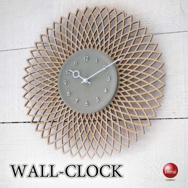 木製細工が超豪華な壁掛け時計（音なしスイープムーブメント）