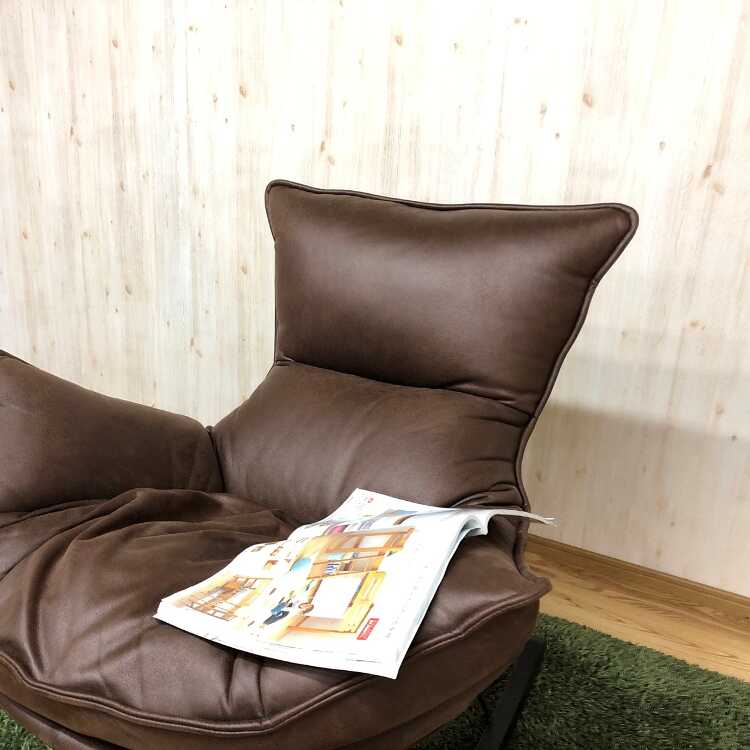 ロッキングチェア　ブラウン　キズ有 ロッキングチェア ブラウン キズ有