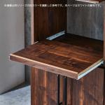 炊飯器の設置に最適なスライド式オープン棚