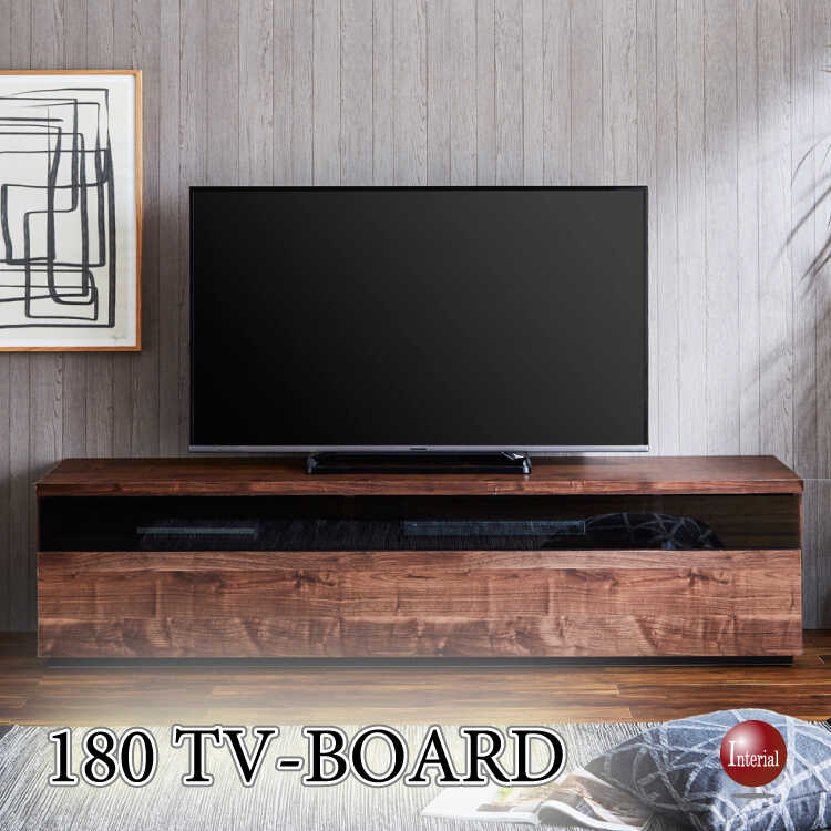TB-2792 高級感ウォールナット柄のテレビ台・幅180日本製完成品
