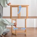 折りたたみテーブルを使う際