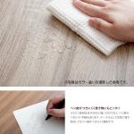 天板は水や汚れに強いメラミン加工