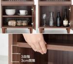 片開きの扉収納