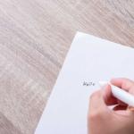 書き物も気軽にできる