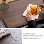 天板はメラミン素材を採用