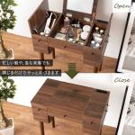 天板を閉じるだけで片付く