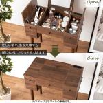 天板を閉じるだけで片付く